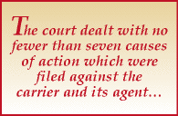 The court dealt with no fewer than seven causes 