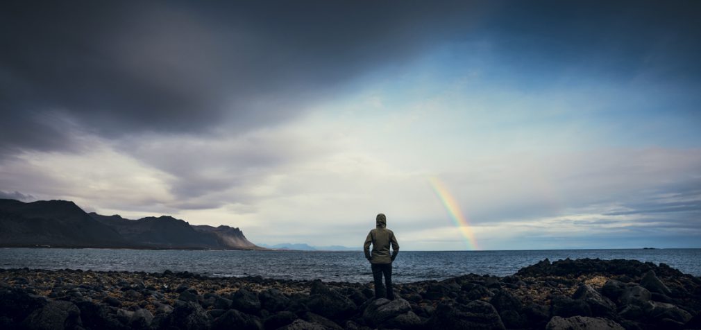 WHEN IT RAINS ON YOUR PARADE, LOOK UP RATHER THAN DOWN
