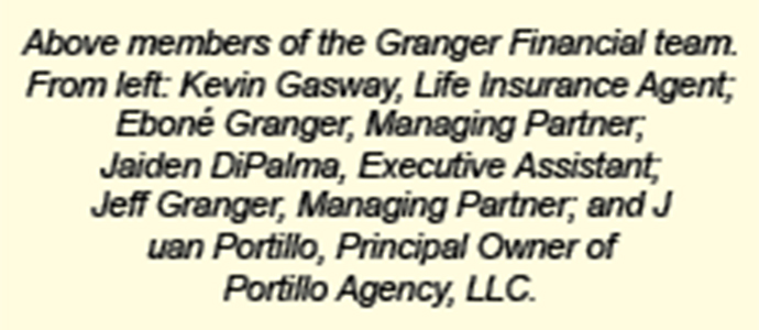 CONGRATULATIONS GRANGER FINANCIAL